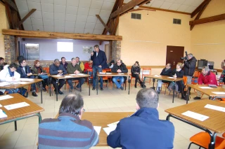 Le deuxième chantier cette fois sur le terrain