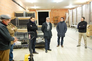 Le sous-préfet en visite de terrain