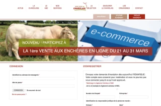 Une vente aux enchères en ligne de reproducteurs certifiés