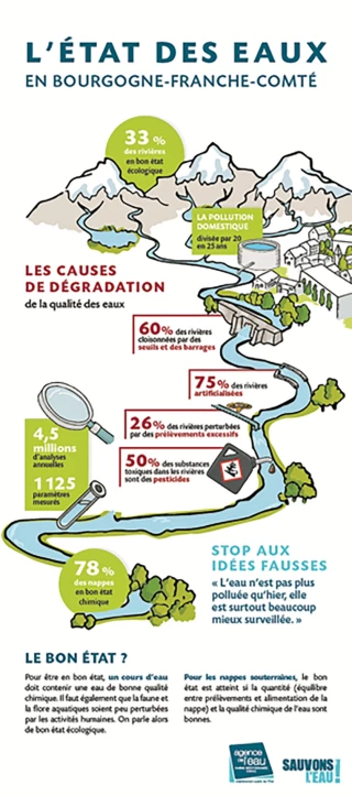 Un tiers des cours d’eau en bon état