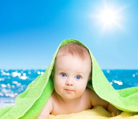 Soleil: attention à bébé !