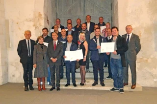 Remise des diplômes aux producteurs médaillés
