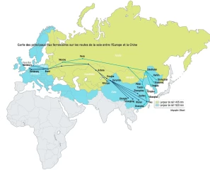 La France étudie le rail pour alimenter la Chine