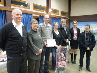 Médaille du travail remise à Sébastien Levé