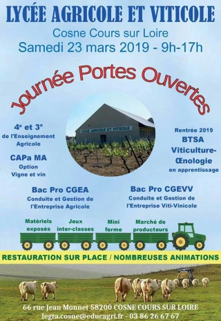 Portes Ouvertes au Lycée Viticole  de Cosne-Cours-sur-Loire