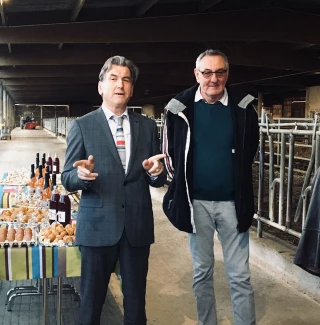 Un pot de départ bien particulier