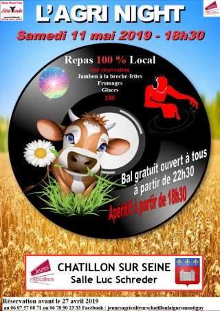 Rendez-vous  le 11 mai  pour l’Agri Night