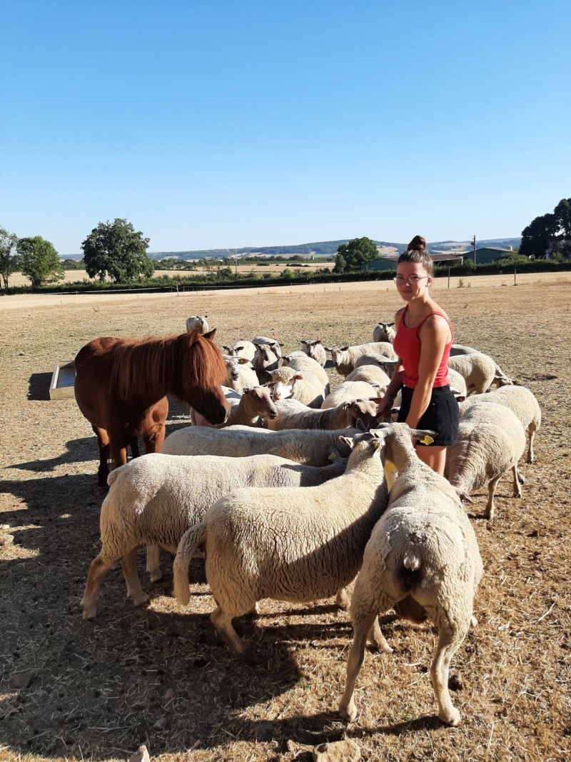 Maëlys Diot, 17 ans,  Bac pro CGEA polyculture-élevage